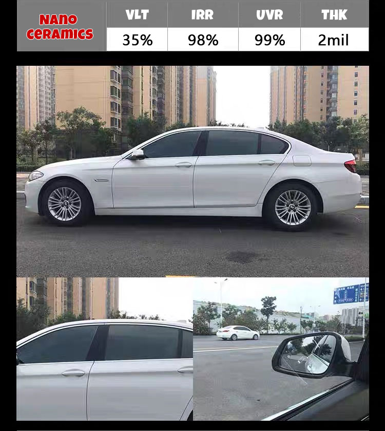 セラミックフィルム,高耐熱性ナノ,自動車用ガラス,ソーラーテ - Glass Protector Auto のレビューと価格