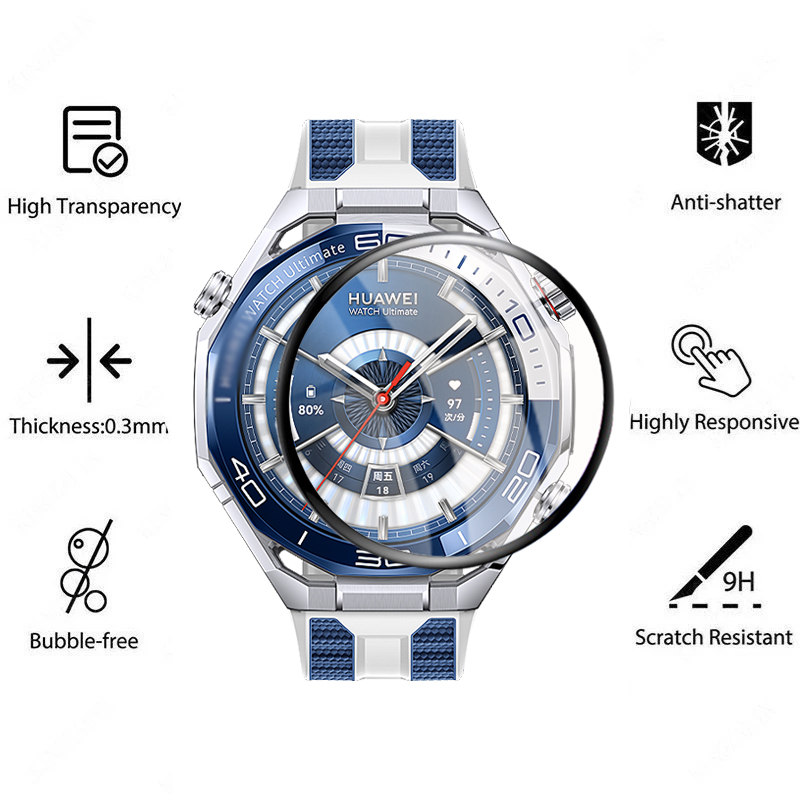 スクリーンプロテクター Huawei Watch Ultim - Curved Edge Screen のレビューと価格