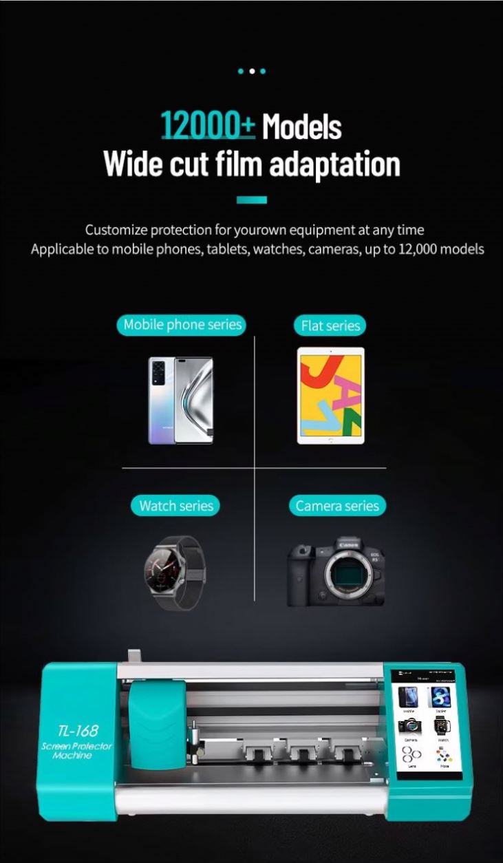 拓力メーカーの無制限携帯電話スクリーン保護フィルム切断機TP - Hydrogel Screen Protector のレビューと価格