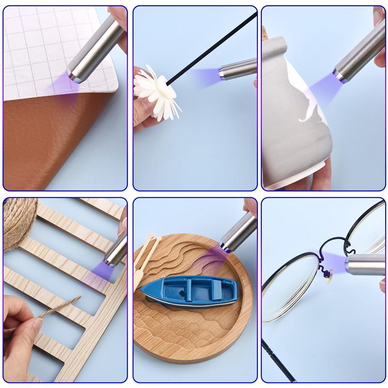 Uv-接着剤接着剤キット,速乾性,ハード,接着剤,ガラス,金 - Liquid Uv Glue Kit のレビューと価格