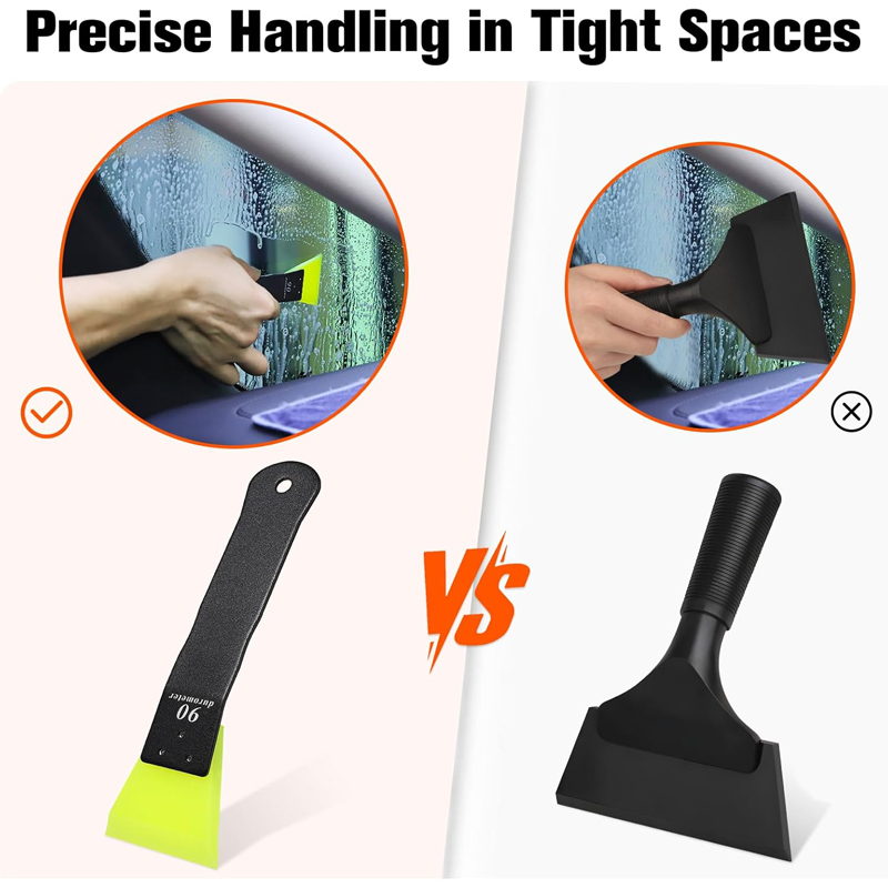 ビニールゴム窓ティント用小型スキージフロントガラスコーナース - Air Bubble Remover のレビューと価格
