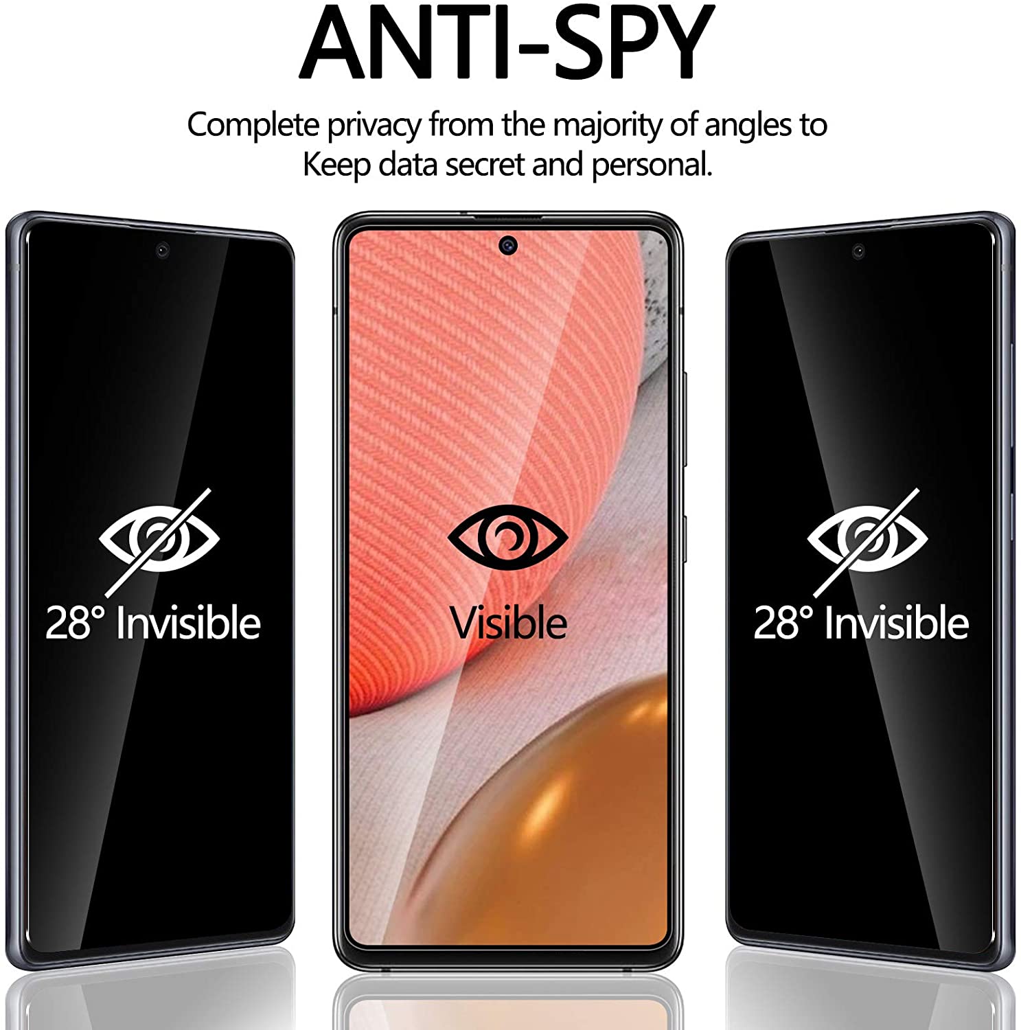 2 パック Galaxy M33/M23/F23 プライバシ - Privacy Filter 2Pack のレビューと価格
