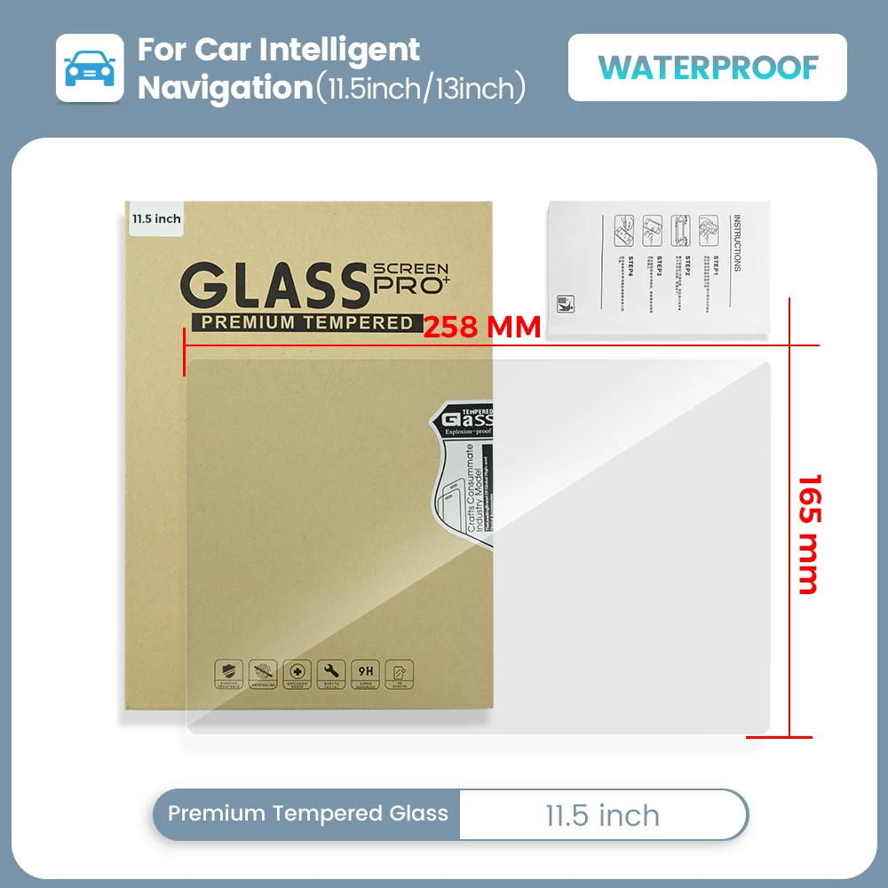 カーラジオ用スクリーンプロテクター,カーラジオ,マルチメディ - Glass Protector Auto のレビューと価格