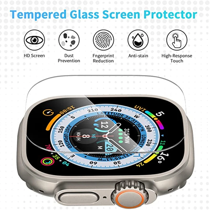 Apple Watch用スクリーンプロテクター,超薄型,49 - Screen Alignment Tool のレビューと価格