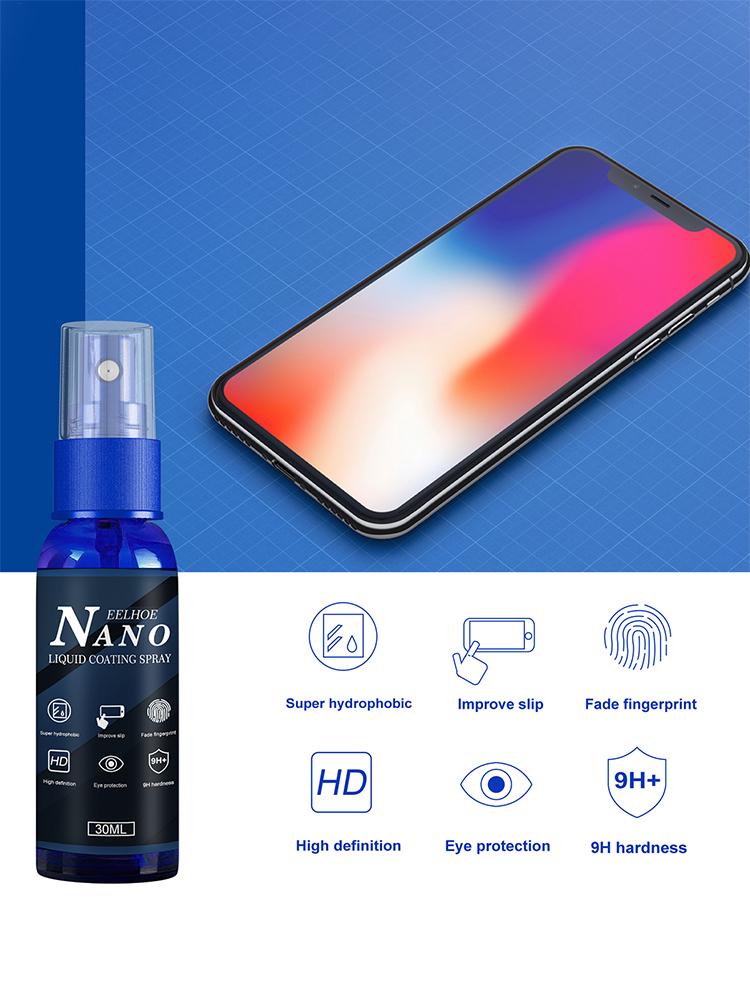 液体スクリーンプロテクター スプレー スクリーン 疎水性コー - Oleophobic Coating Spray のレビューと価格