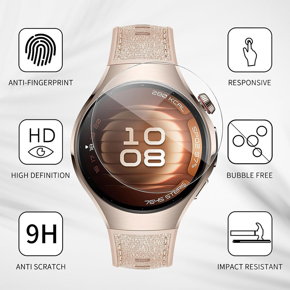 Huawei 社腕時計 5 42/46 ミリメートル時計ソフ - Hydrogel Screen Protector のレビューと価格